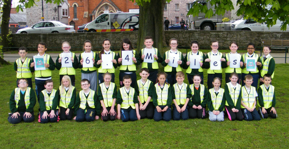 St. Malachy's Primary School Marathon Challenge.