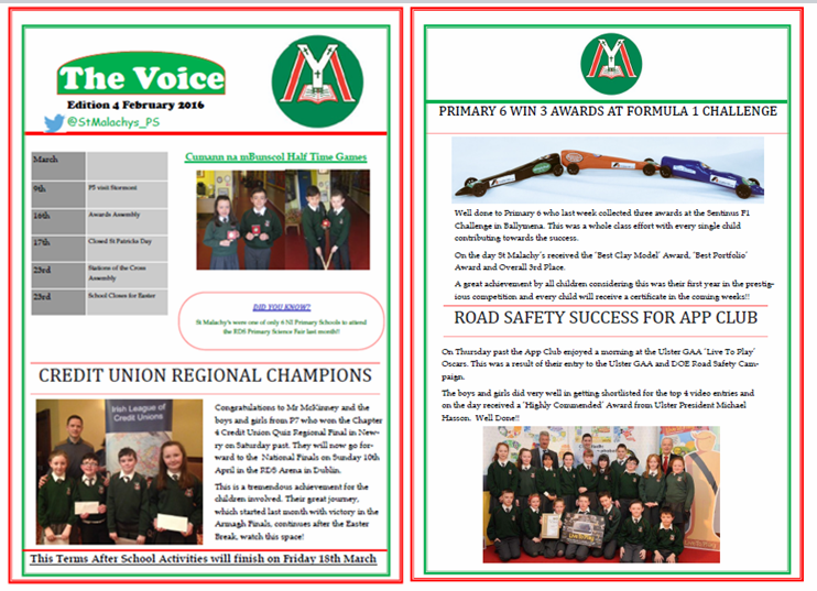 The Voice Newsletter February 2016